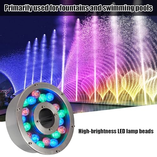 Led Ring Fountain Light - Low Voltage RGB IP68