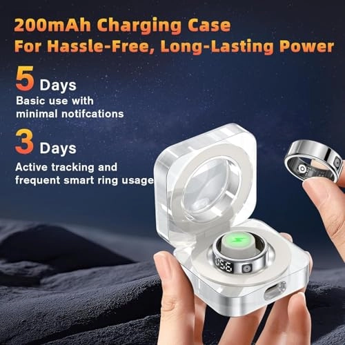 Smart Ring - 12 gold Heart Rate Sleep