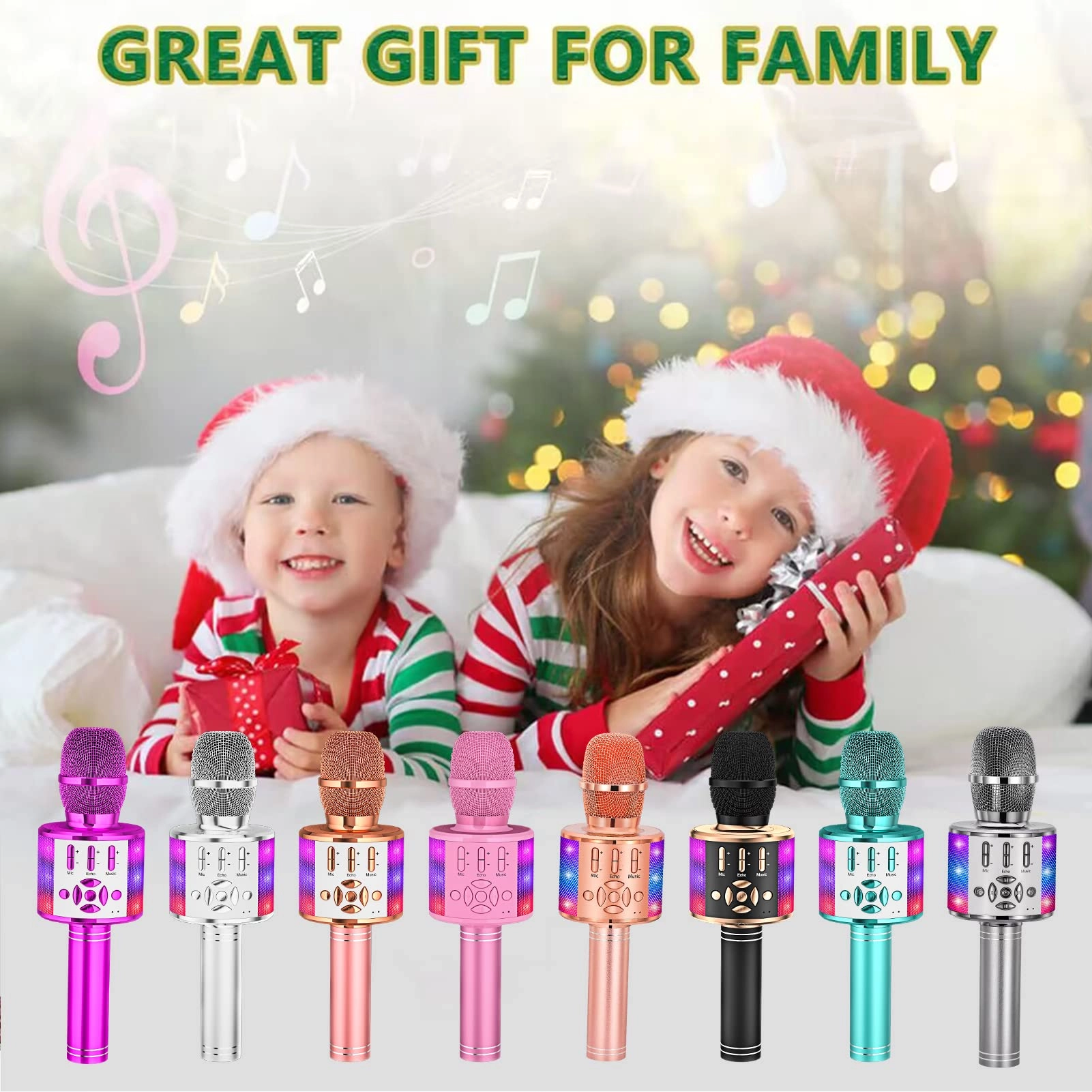 Karaoke Microphone - Handheld Bluetooth
