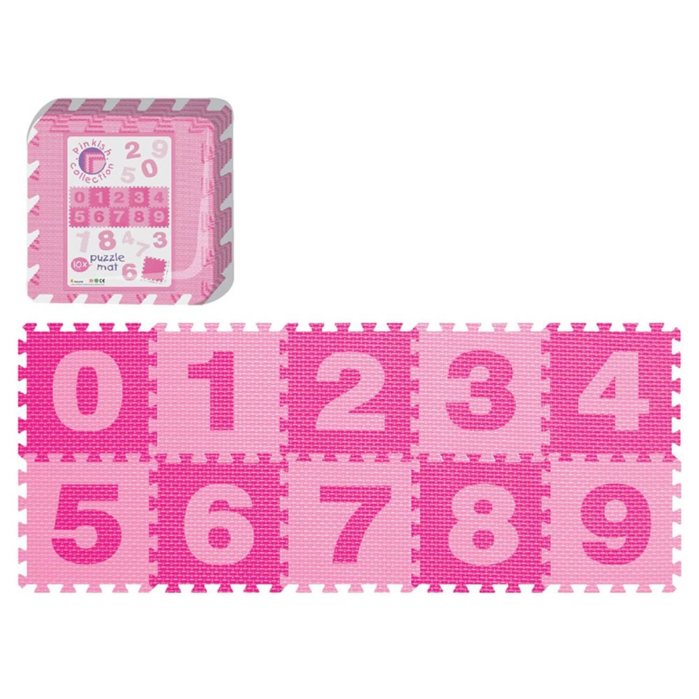 Puzzle Mat Number - 2-7 years 10 pieces