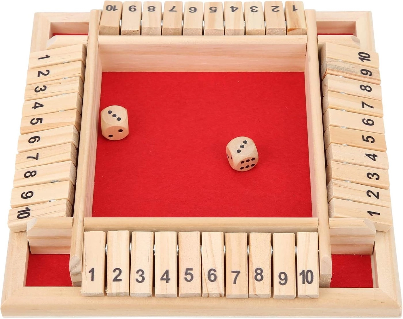 NEWBEAUT Shut the Box - Dice Game