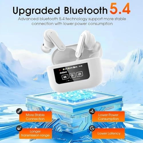 Smart Touch Screen Wireless Earbud