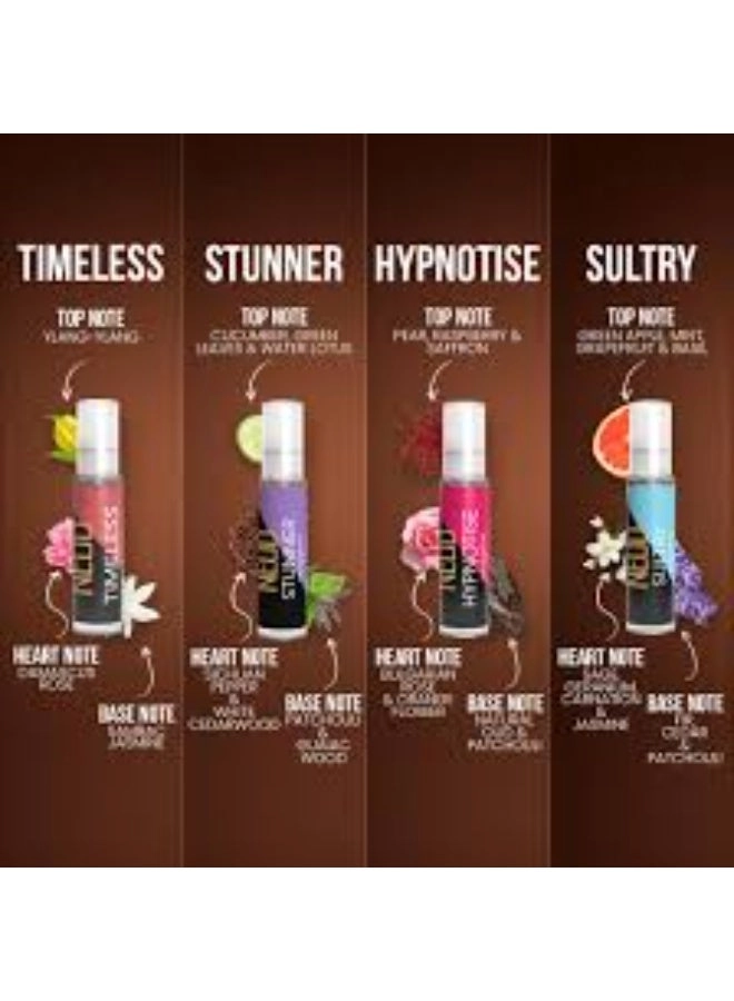 TIMELESS + HYPNOTISE + STUNNER + SULTRY Eau de Parfum 40 ml