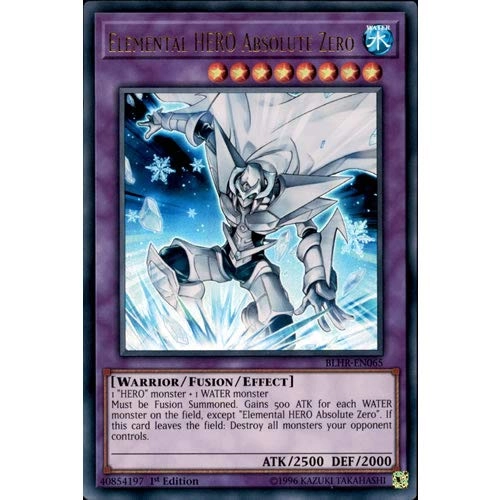 Yugioh Singles Elemental HERO Absolute Zero BLHR-EN065
