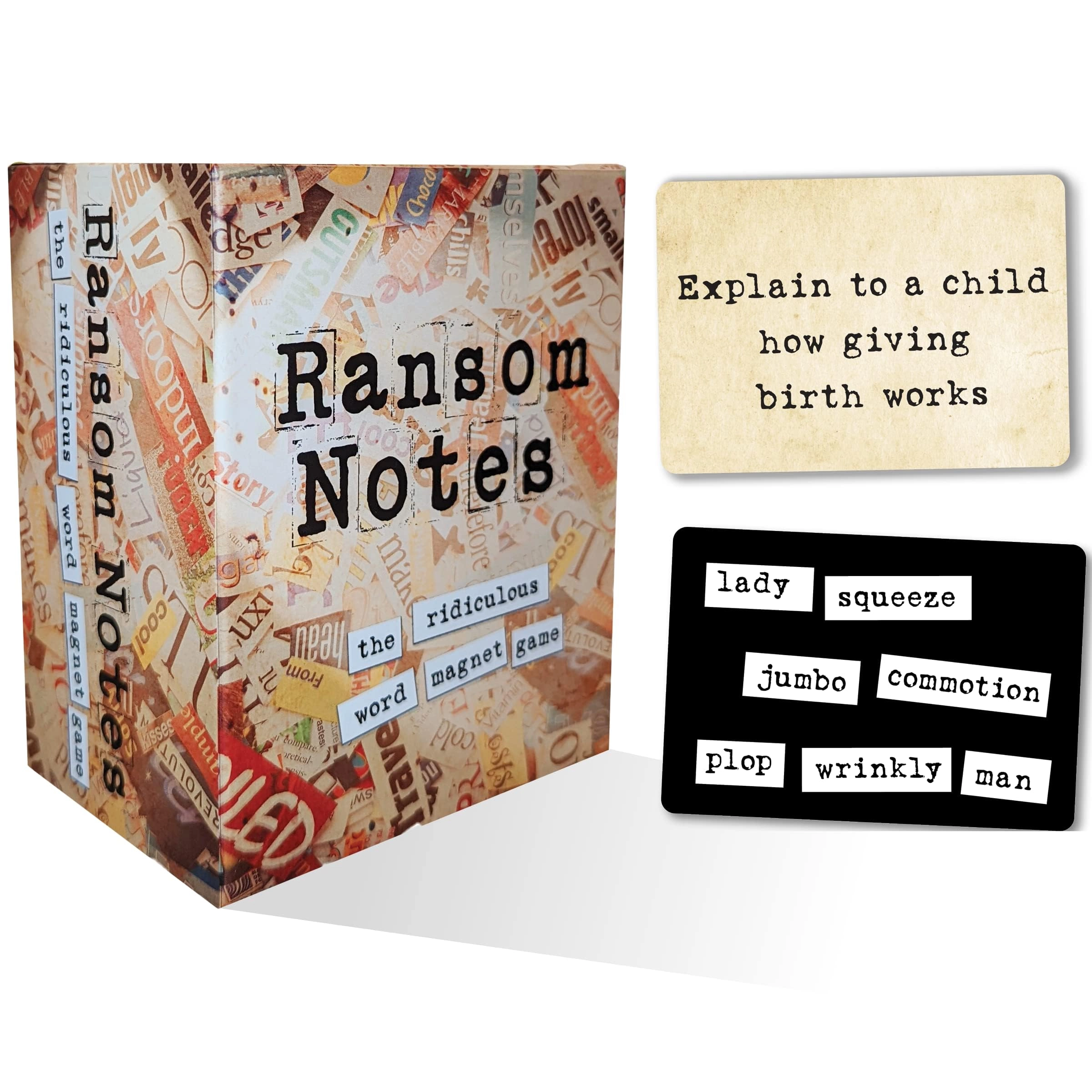 Ransom Notes The Ridiculous Word Magnet Party Game - English Adult