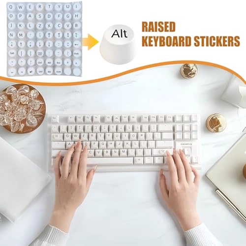 Keyboard Stickers for Long Nails