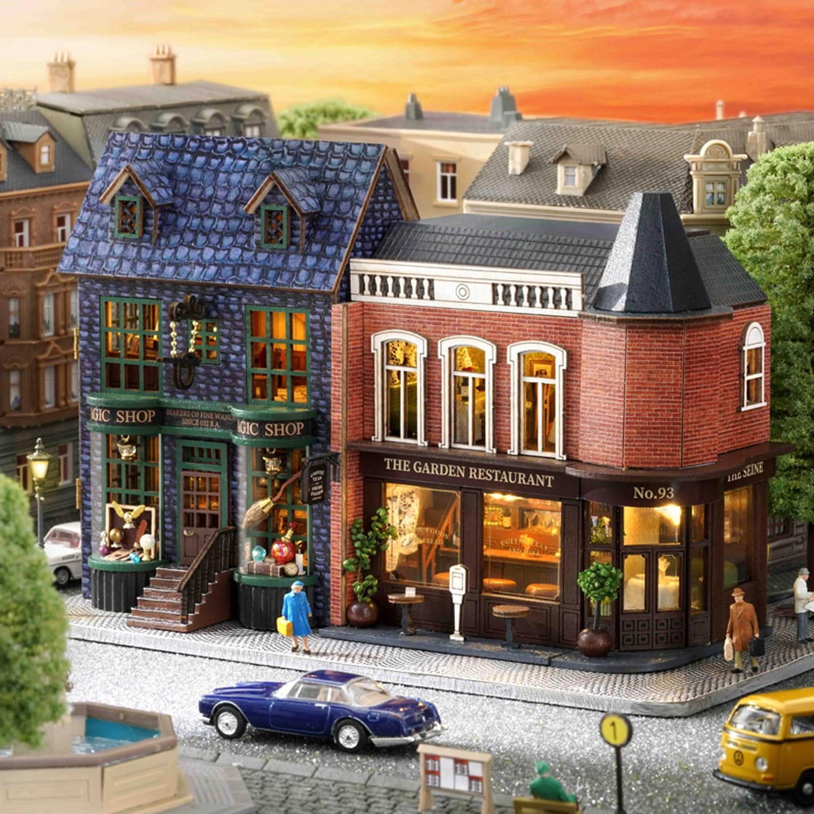 DIY Miniature House Kit - Christmas, Fantasy, Halloween, Movie