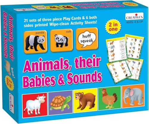 Animals Their Babies & Sounds - 4 years and up 63 pieces