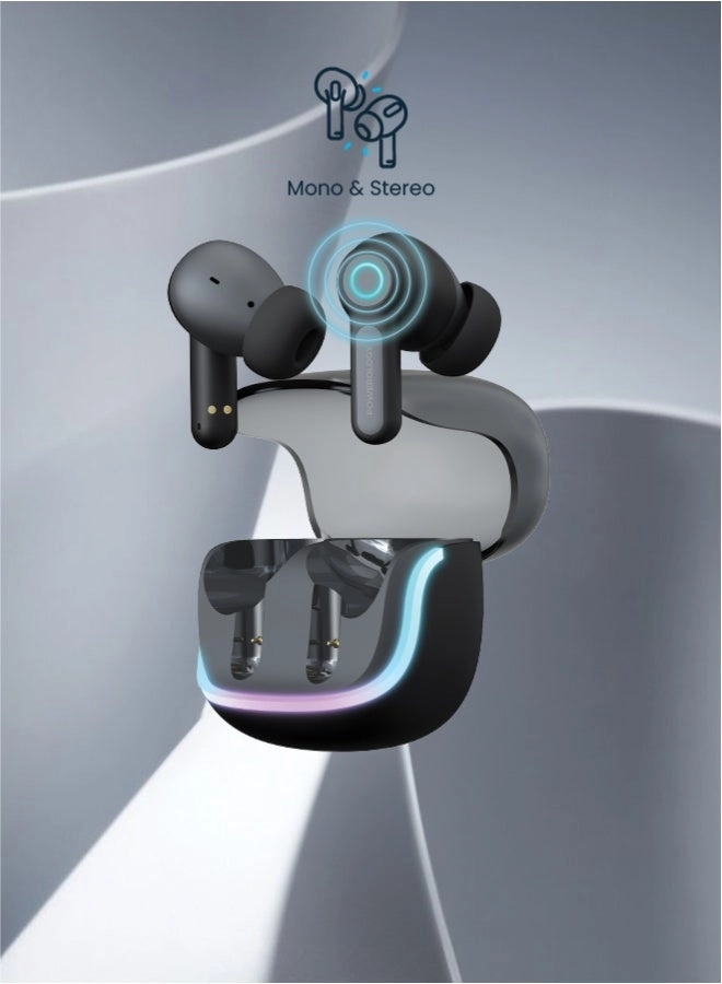 Quad Mic ENC TWS Earphone - Wireless Earbud