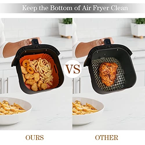 Air Fryer Silicone Liners - Silicone 2 Pcs