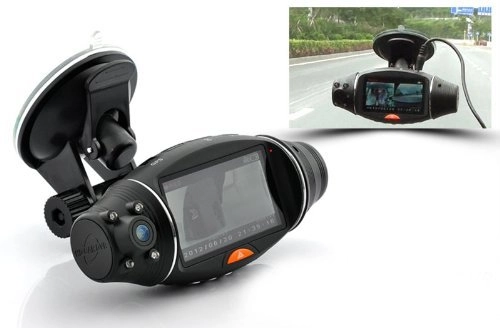 HD Dual-Camera Car DVR - 1280*480