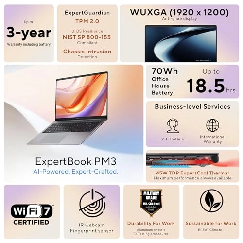 ExpertBook P3 PM3606CKA-XS76 - 16'' Ryzen AI 7 32GB DDR5 1TB SSD