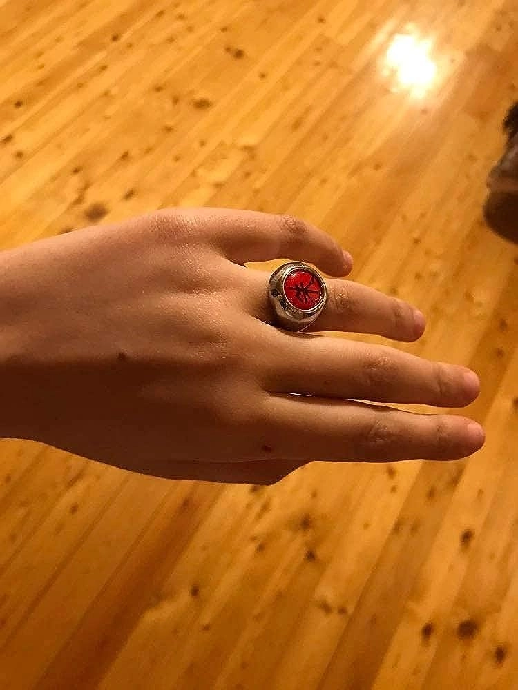 Uchiha Itachi Silver-Tone Resin Ring