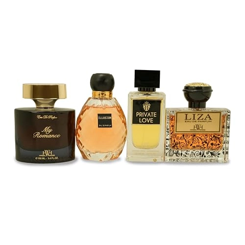Liza - 100 ml Eau de Parfum + My Romance - 100 ml Eau de Parfum + Private Love - 100 ml Eau de Parfum + Illusion - 100 ml Eau de Parfum