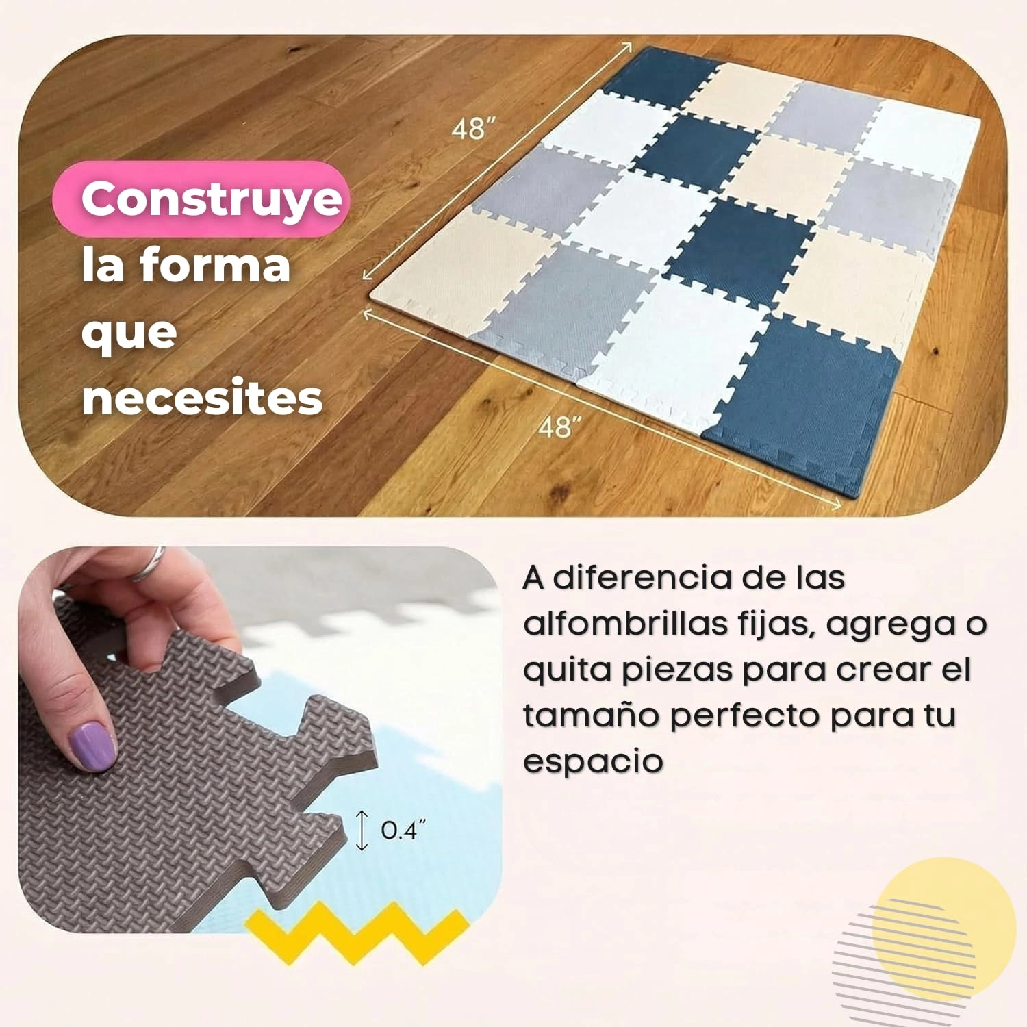 Baby Play Mat - Neutral 6-12 months