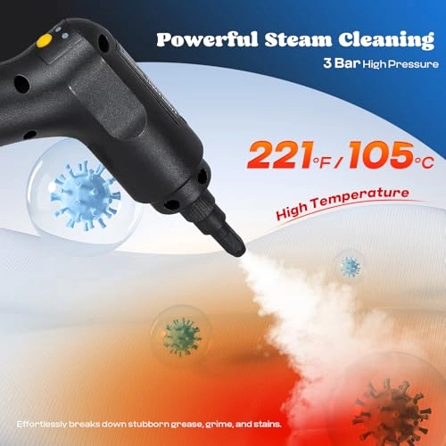 Portable Steam Cleaner - 3 BAR 1.6 Liters