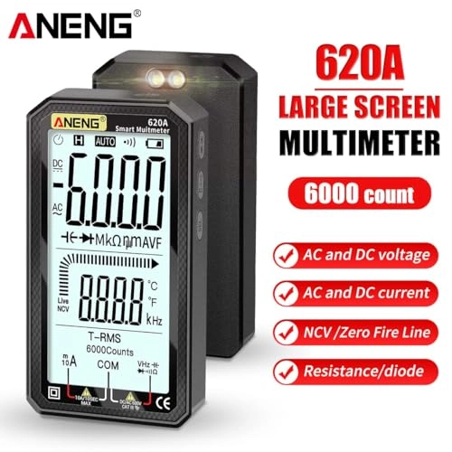 Digital Multimeter - 4.7-Inch LCD True-RMS Auto-Ranging