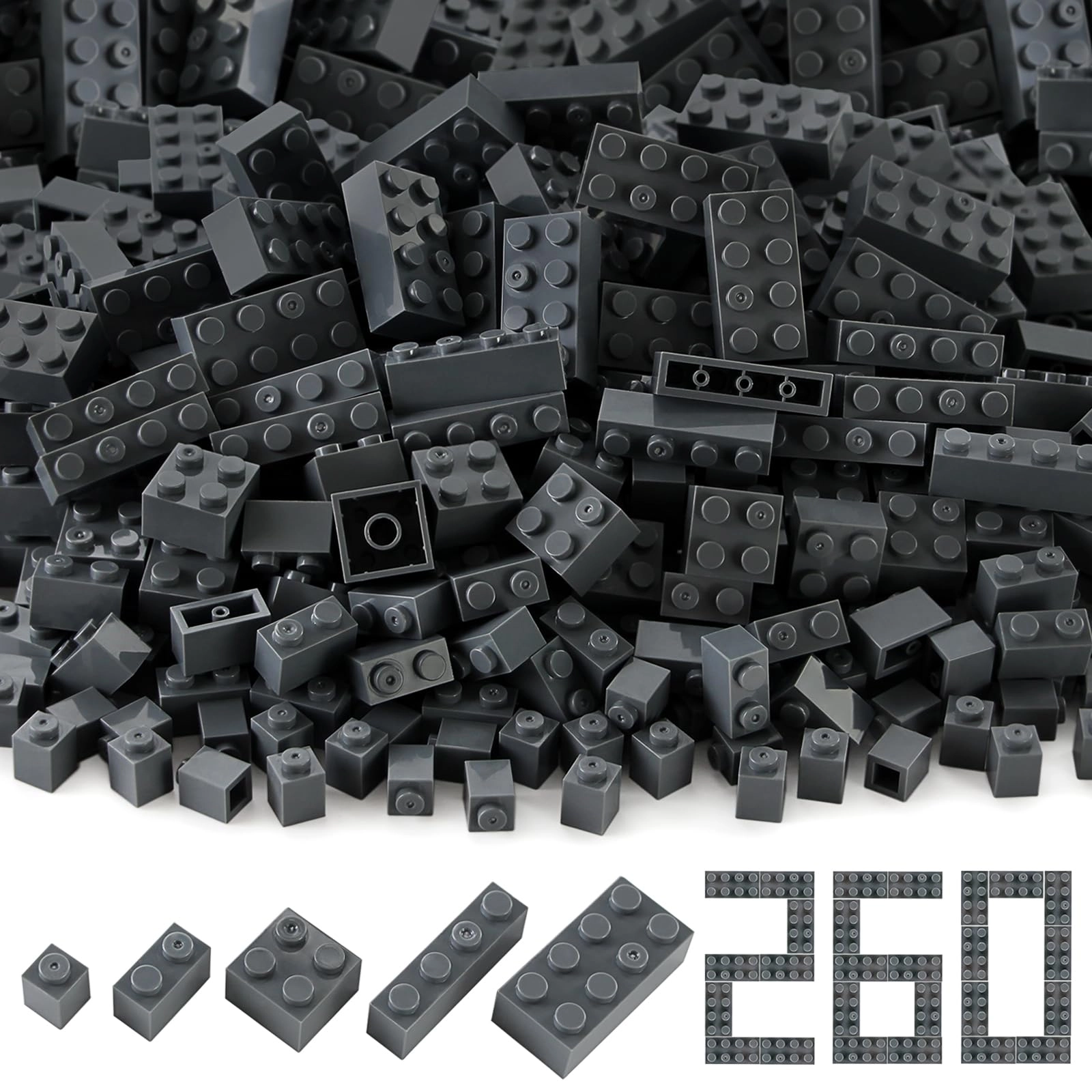 Bricks Set - 260 pcs