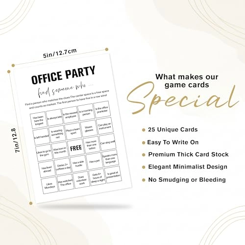 Find Someone Who Bingo Cards - 16 years and up 25