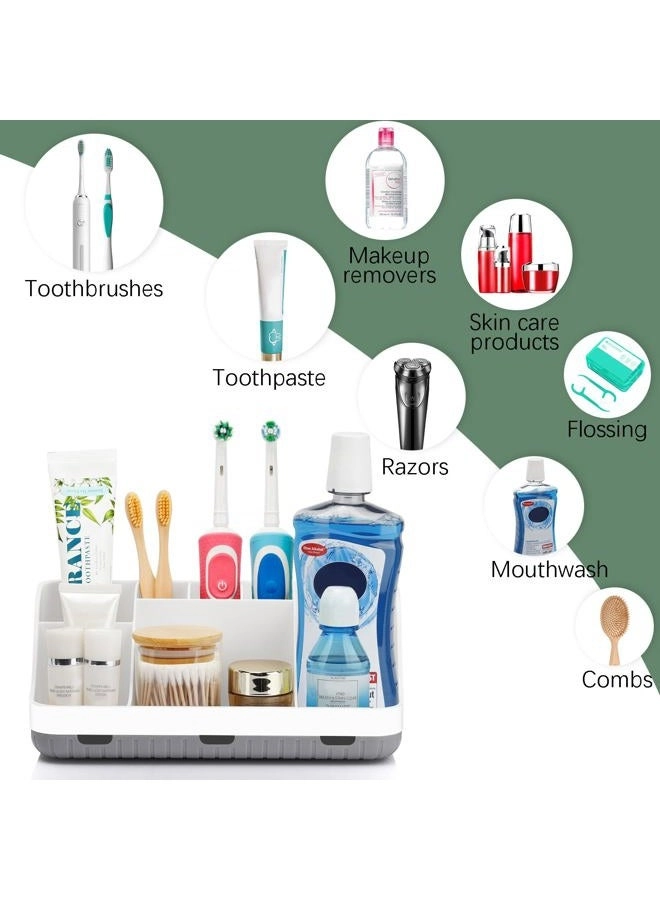 Bathroom Countertop Organizer - 7 Slots