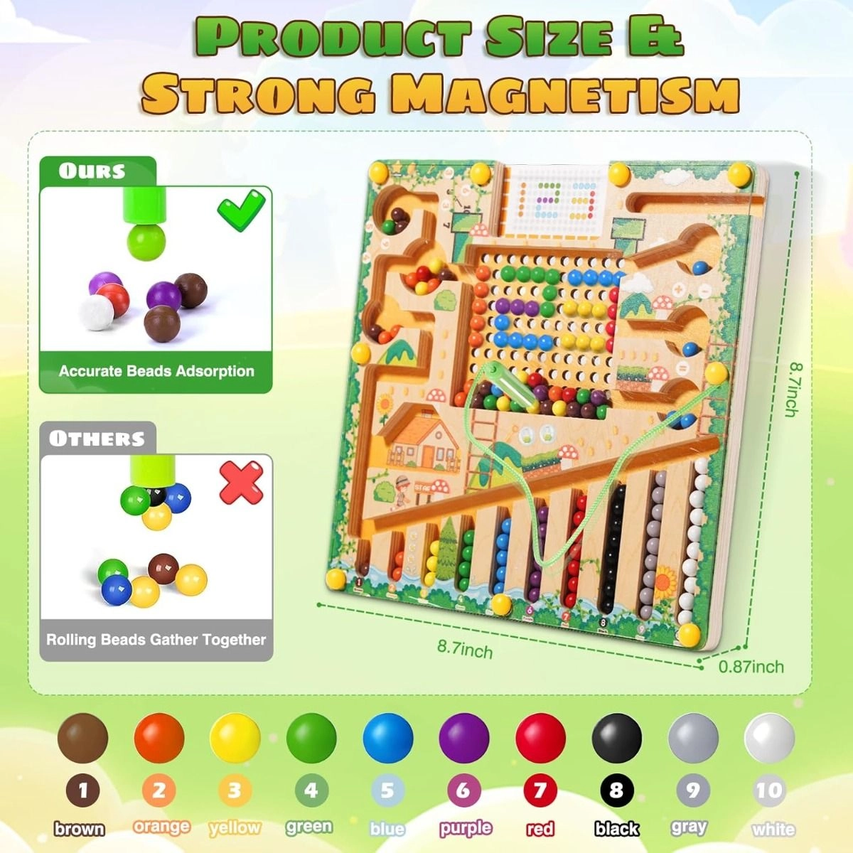 Wooden Maze Battle Game - 3 +