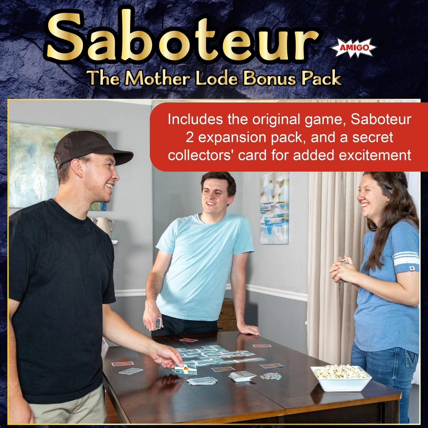 Saboteur + Saboteur 2 + Secret Collectors’ Card