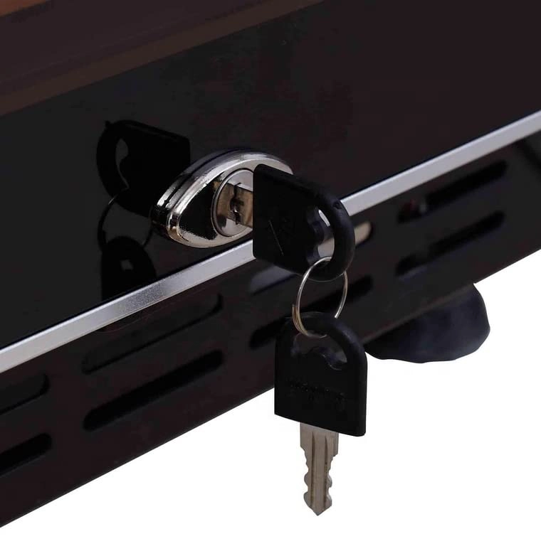 Wine cooler - upper zone and lower zone up to 172 bottles