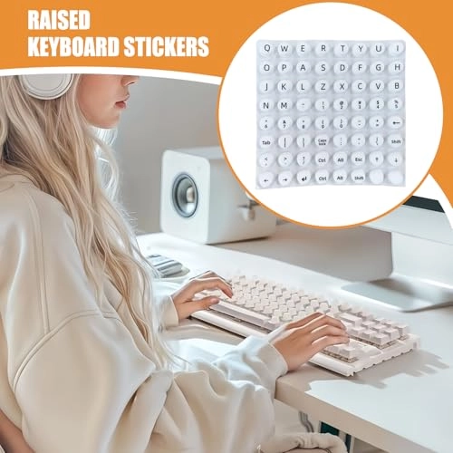 Keyboard Stickers for Long Nails