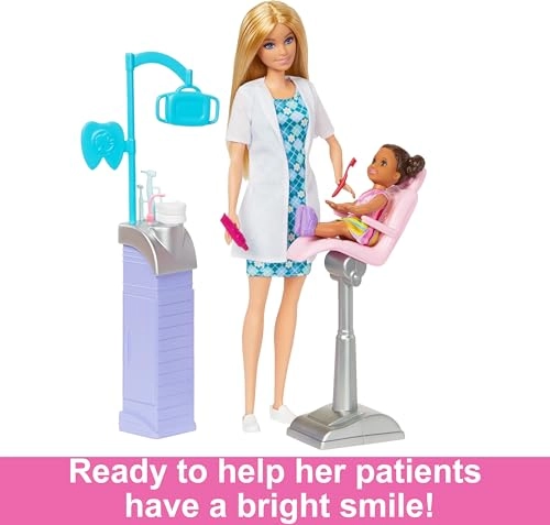 Careers Dentist Doll and Playset - 2 Dolls Ages 3+