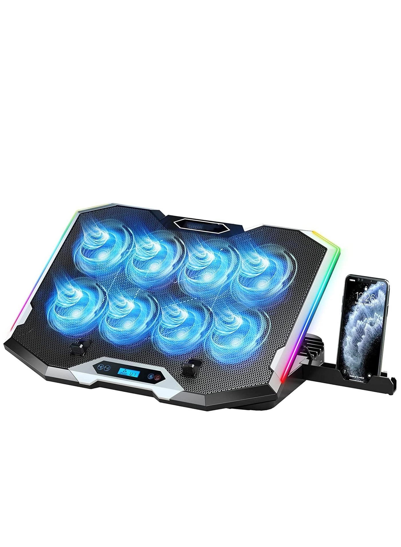 Gaming Laptop Cooling Pad - 8 Cooling Fans