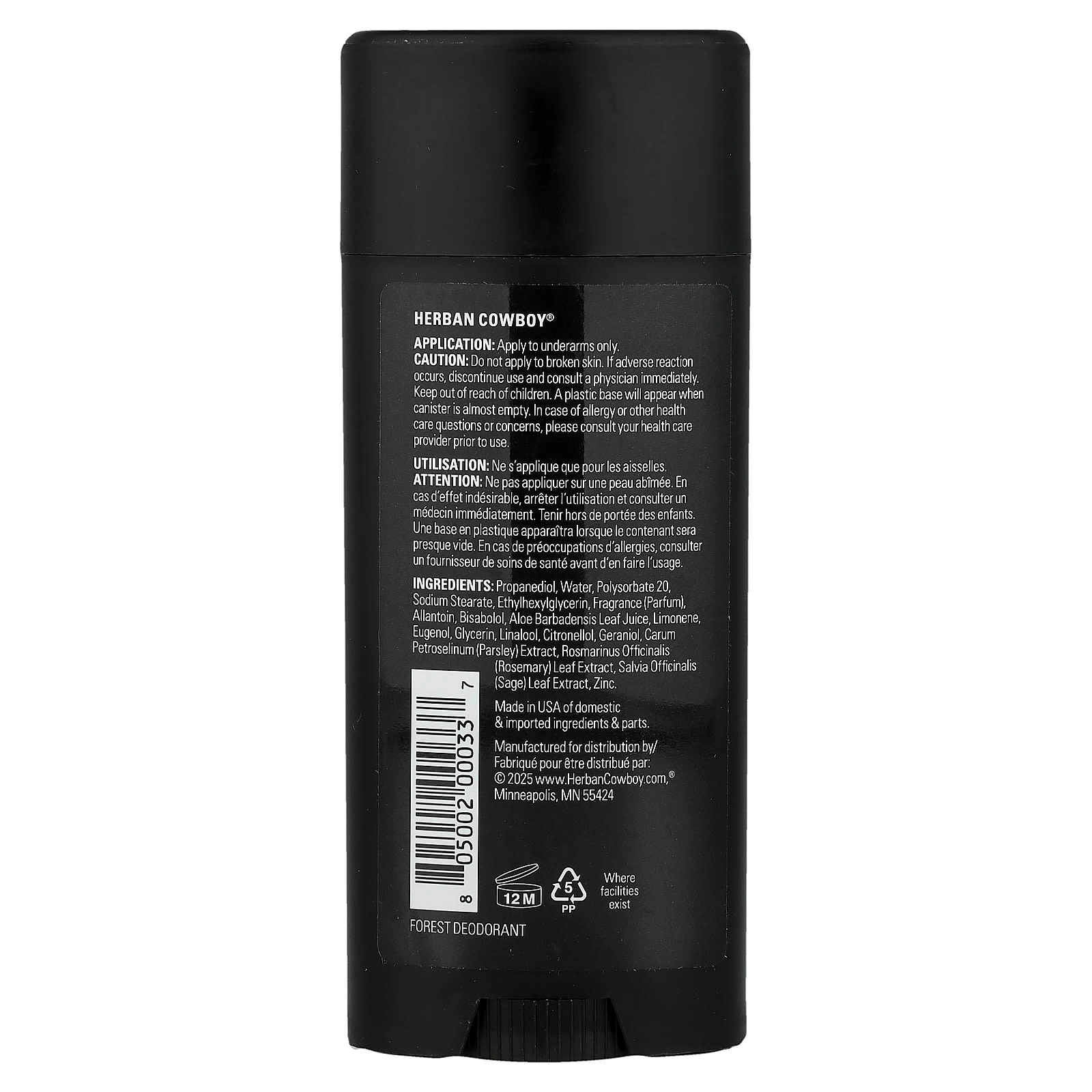 Deodorant - Forest 2.8 oz (80 g)