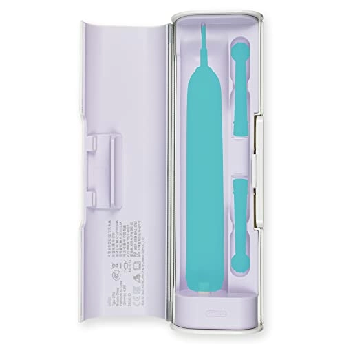 Genius Series Travel Toothbrush Kit - 1 Handpiece 2 Toothbrush Heads Dragonfly Gold