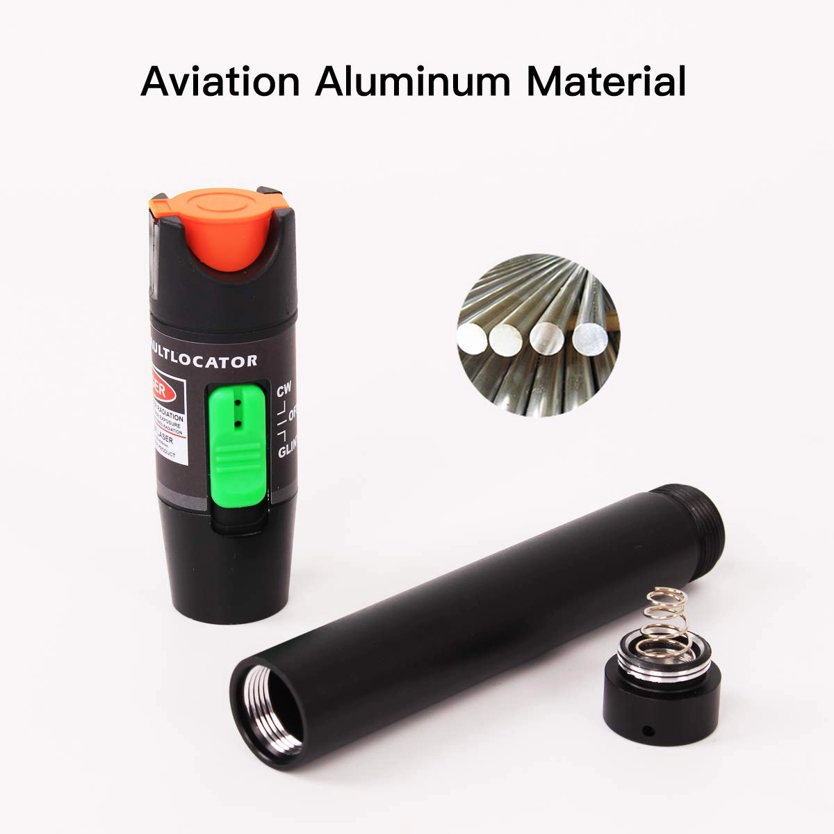 Visual Fault Locator - 30KM + FC Male to LC Female Adapter - Single Mode 9/125um