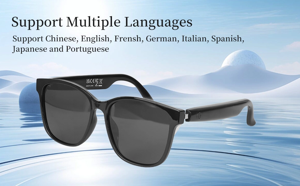 Bluetooth Audio Sunglasses - Bluetooth 5.3 Polarized UV400 IPX5