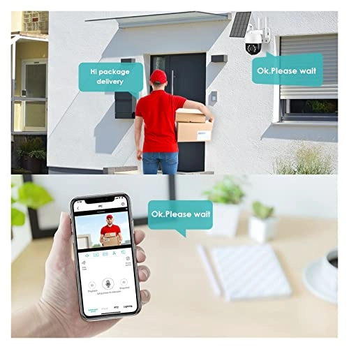 3Mp Solar Battery Ptz Wifi Camera