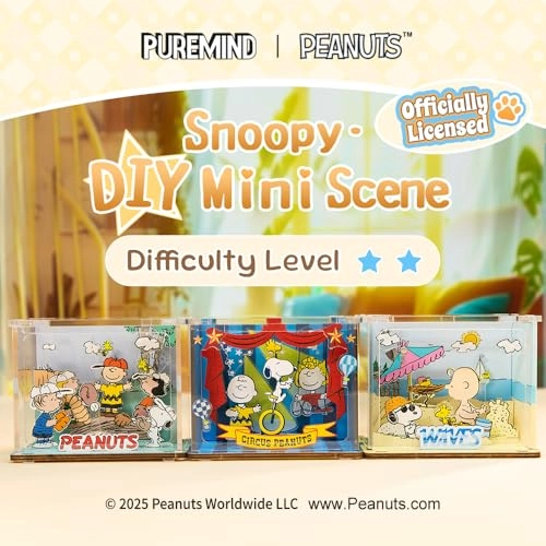 Snoopy Baseball 3D Wooden Puzzle - 47 pcs