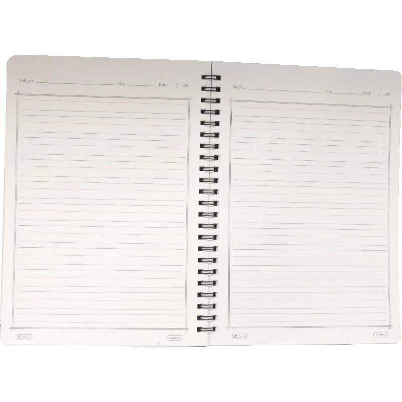 Notebook 19 X 26 cm Spiral - Grid 100 Sheets