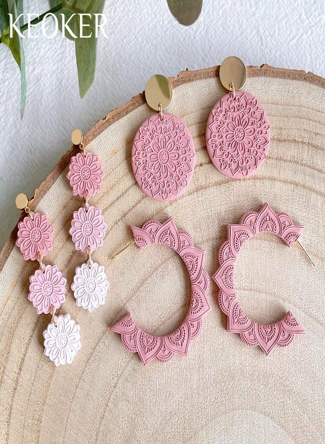 Mandala Clay Cutters and Texture Mats - Polymer 3 piece(s)