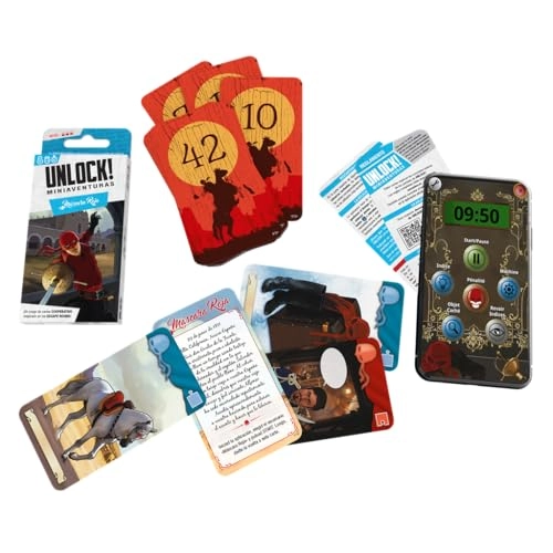 Unlock! Mini Adventure: Red Mask - Card Game (Spanish)