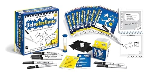 Telestrations - 120 8 years and up English, Spanish