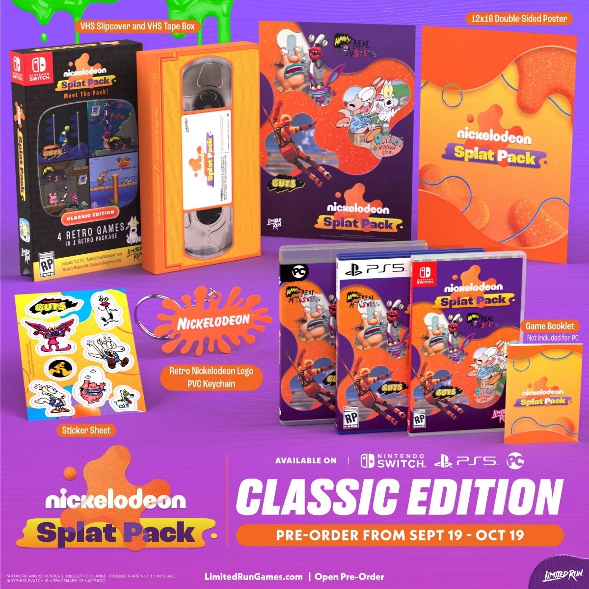 Aaahh!!! Real Monsters + GUTS + Rocko's Modern Life: Spunky's Dangerous Day - Classic Edition PC