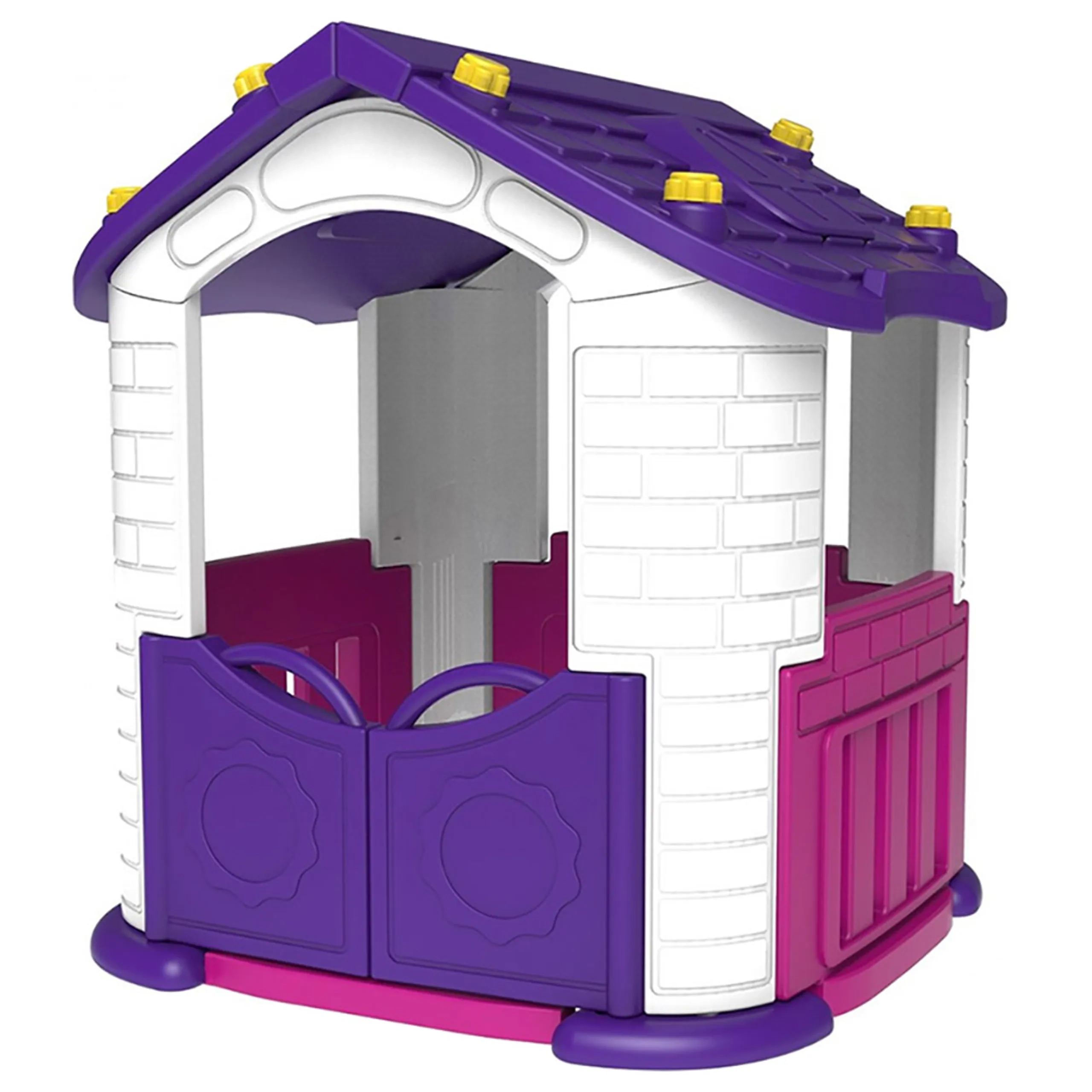 Kids Playhouse With Slide - Indoor and Outdoor Use Durable Construction