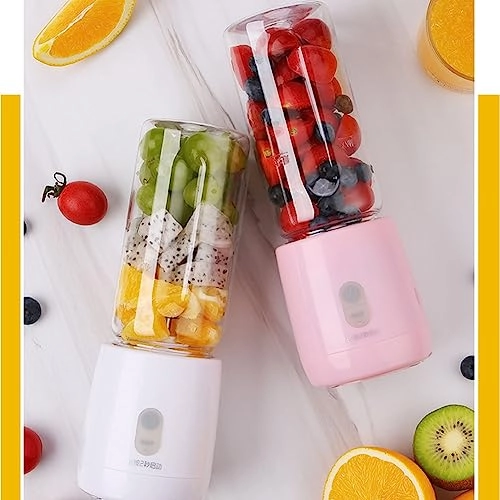 Mini Smoothie Blender - Portable USB Rechargeable 6-Blade Tritan Bottle