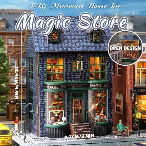 DIY Miniature House Kit - Christmas, Fantasy, Halloween, Movie