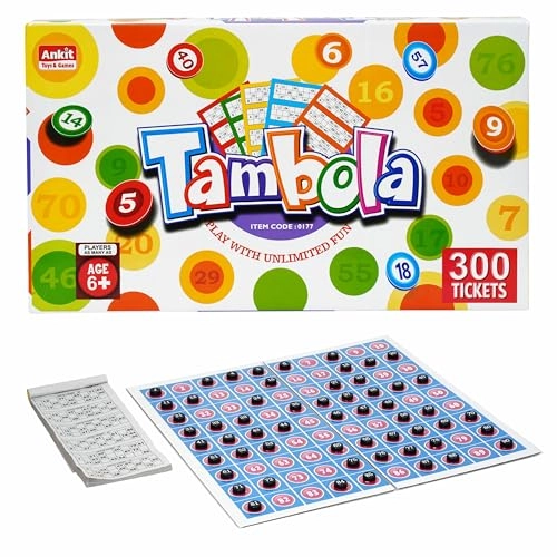 Classic Tambola Game - Age 8+ Years 92 piece(s)
