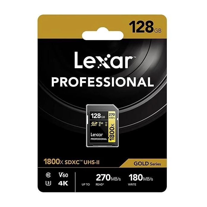 Lexar Professional 1800x SDXC UHS-II U3 128GB