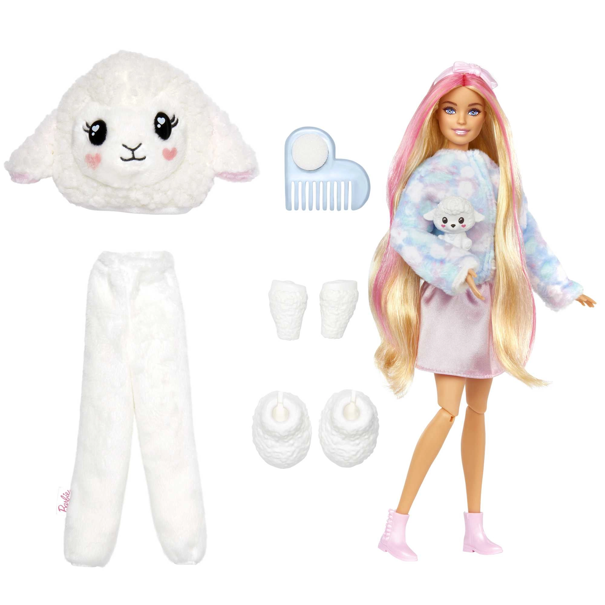 Good Vibes Bear Barbie Fashion Doll - Cutie Reveal Care Bears Series 2 10 Surprises Ages 3+