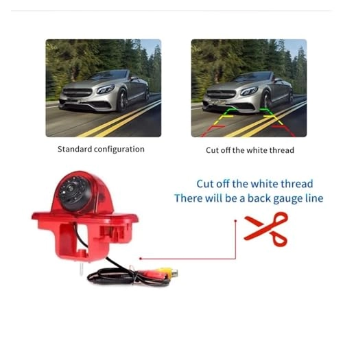 Brake Light Reverse Camera - Night vision Wire