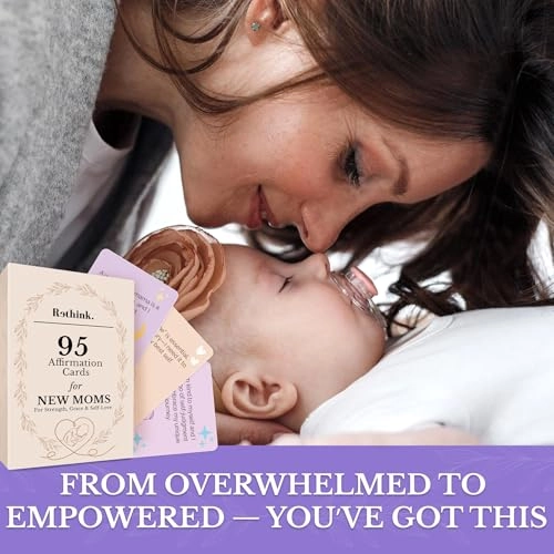 Rethink 95 Affirmation Cards - for New Moms Daily Support Deck