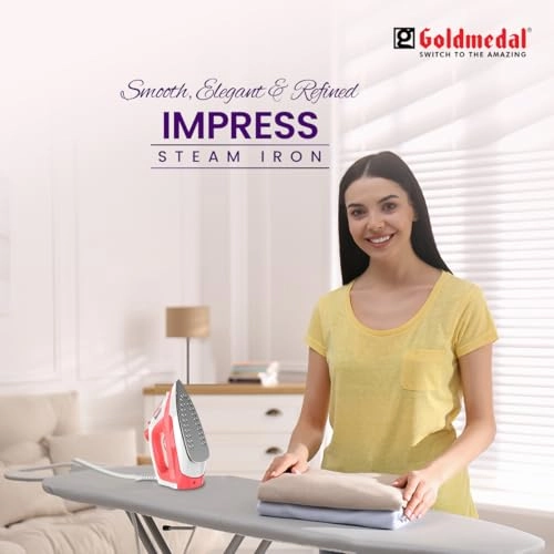 Impress - 1600W Steam Iron Orange